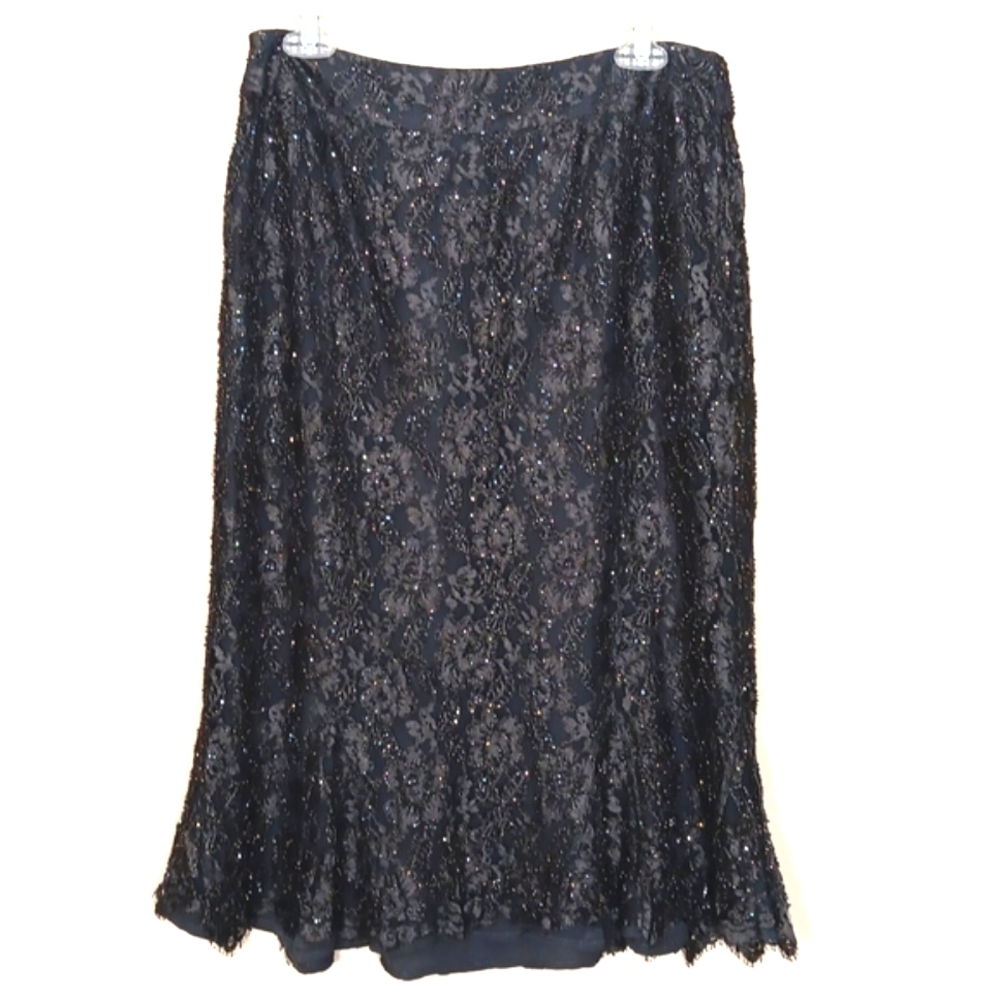 CARMEN MARC VALVO SIGNATURE Fancy Cocktail Formal Skirt, size 12  NWOT